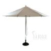 11′ ALUMINUM Market Umbrella NATURAL