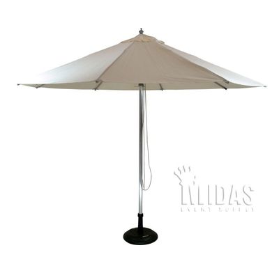 11′ ALUMINUM Market Umbrella NATURAL