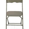 Champ Steel/Plastic Folding Chair - Light Grey - Image 3