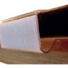 Standard Velcro Plastic Skirt Clip for Wood Tables 3/4" - 1" Thick