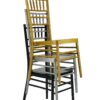 Legacy Silver (powdercoat) Chiavari Ballroom Stack Chair - Aluminum - Image 2